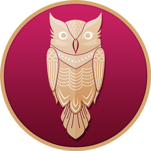 symbols illuminati buttons owl color